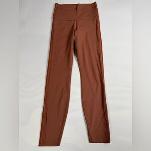 Nike Yoga Dri-Fit Crochet-Edge 7/8 Leggings Canyon Rust Women’s S Retail $65
